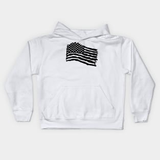 Distressed American Flag Kids Hoodie